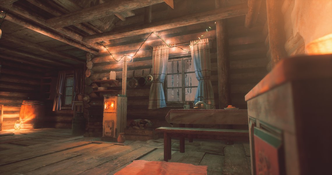 IoanaOprisan's tweet photo. Cabin relights done! Thank you @GabroMedia and @UnrealEngine for making this environment available to us, I absolutely love it! More screenshots at https://t.co/zuLNlPXork #lighting #UnrealEngine #UnrealEngine4 #gamedev #gamedeveloper https://t.co/PzAgL6p7iV