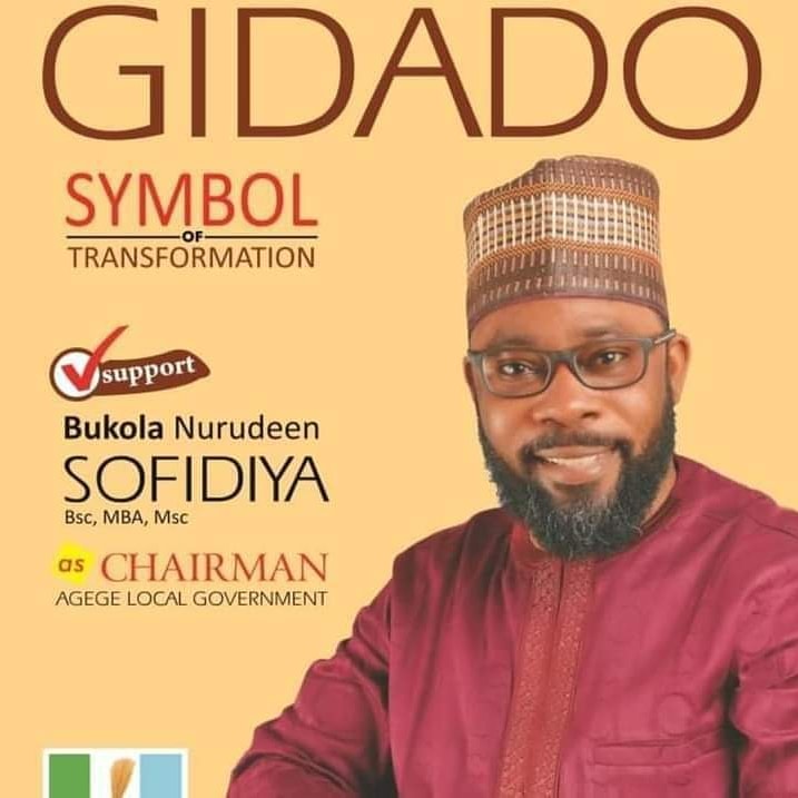 AGEGETV1's tweet photo. MY PERSONALITY WILL CHANGE AGEGE FOR GOOD - #GIDADO
I am a real democrat with people Oriented Leadership Qualities.
I was born and raised in Agege.
"My name is #SOFIDIYA #Bukola I am aspiring for the seat of the Executive Chairman of Agege Local Government Council" @AgegeGov https://t.co/4IVIsm1MfM