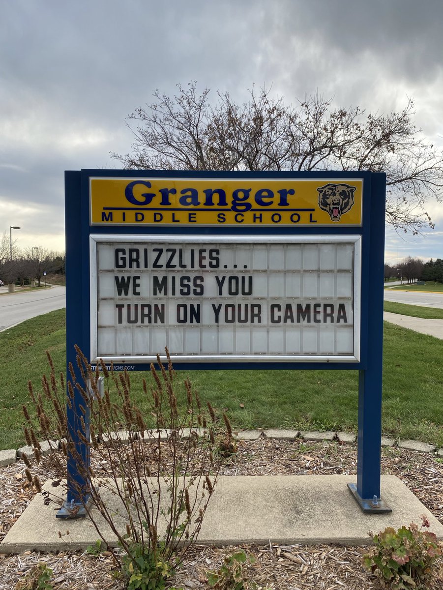 GrangerSign's tweet photo. Grizzlies...We miss you...@GrangerIPSD204 @GrangerPTA https://t.co/wLChcXPDNw