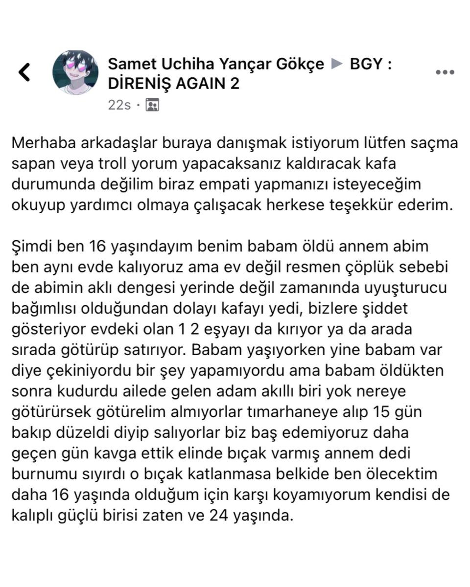 alperk55's tweet photo. Vahap'ın sesi olalım. Lütfen bunu yayabildiğimiz kadar yayalım.  #vahaptedavigörsün https://t.co/9uGZqmfvmp