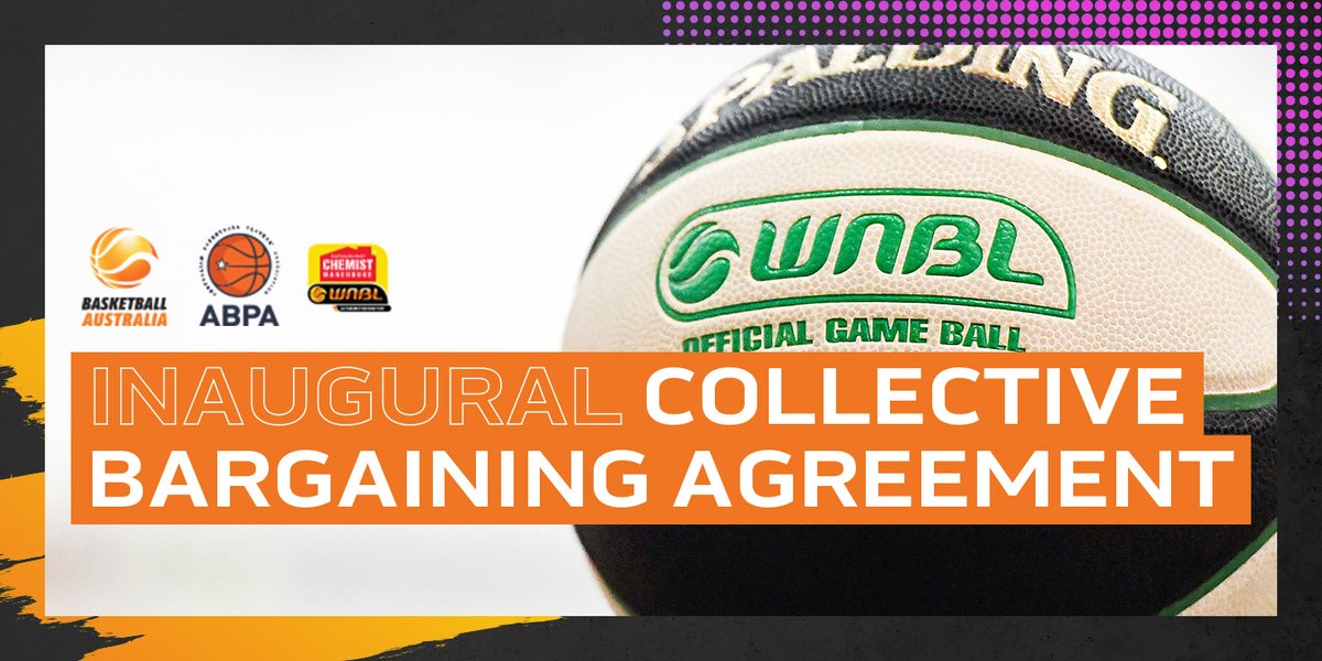 WNBL's tweet photo. The Chemist Warehouse WNBL has taken a major step towards professionalism after the players, clubs &amp; @BasketballAus signed off on a CBA for the first time in the league’s 41-year history.

Read the announcement > https://t.co/nixhkV84WE

#WeAreBasketball https://t.co/VnZOkPeUaS