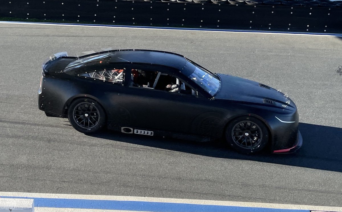 The two cars that are testing today.