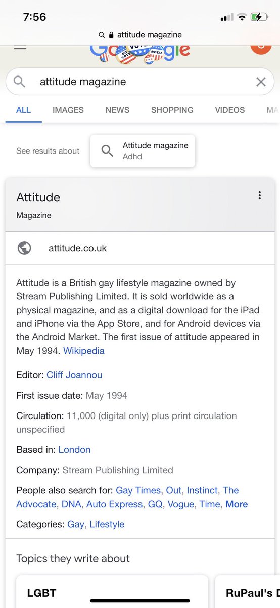 liam also had done a photo shoot for this company “Attitude” which can be seen in the picture below as a “gay lifestyle magazine”