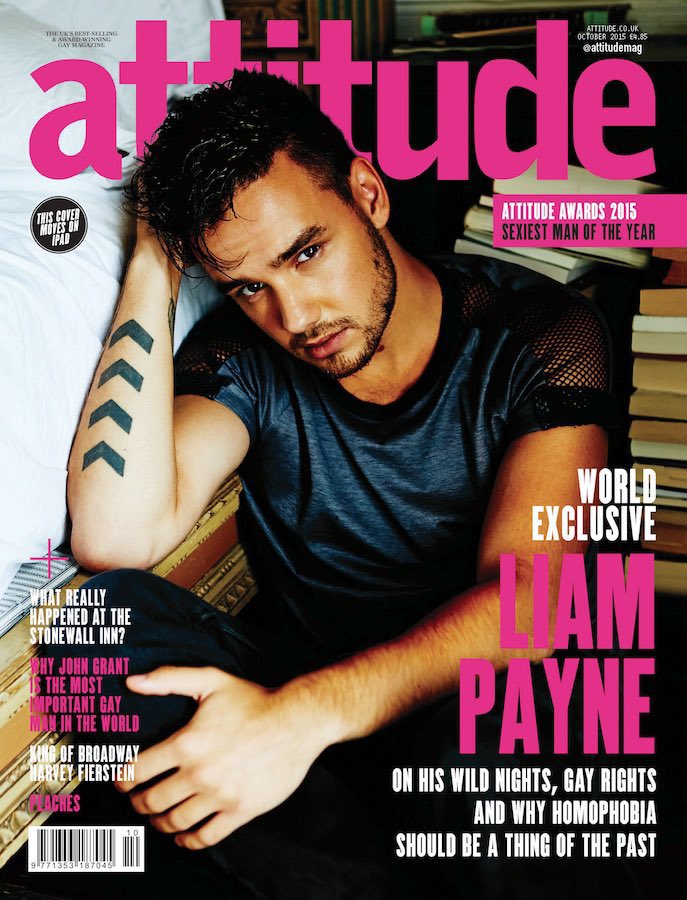 liam also had done a photo shoot for this company “Attitude” which can be seen in the picture below as a “gay lifestyle magazine”