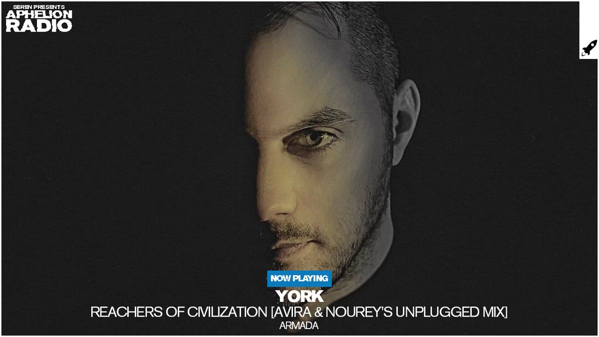 An absolutely incredible deep remix of an already great classic from 2 of my favorite people!

3. <a href="/Yorkmusic1/">YORK</a> 'Reachers of Civilisation [<a href="/aviraaudio/">AVIRA</a> &amp; <a href="/Noureymusic/">Nourey</a> Unplugged Mix]' (<a href="/Armada/">Armada Music</a>)

Listen Live on YouTube:
youtu.be/OlOg6ccP1Jk

#AphelionRadio