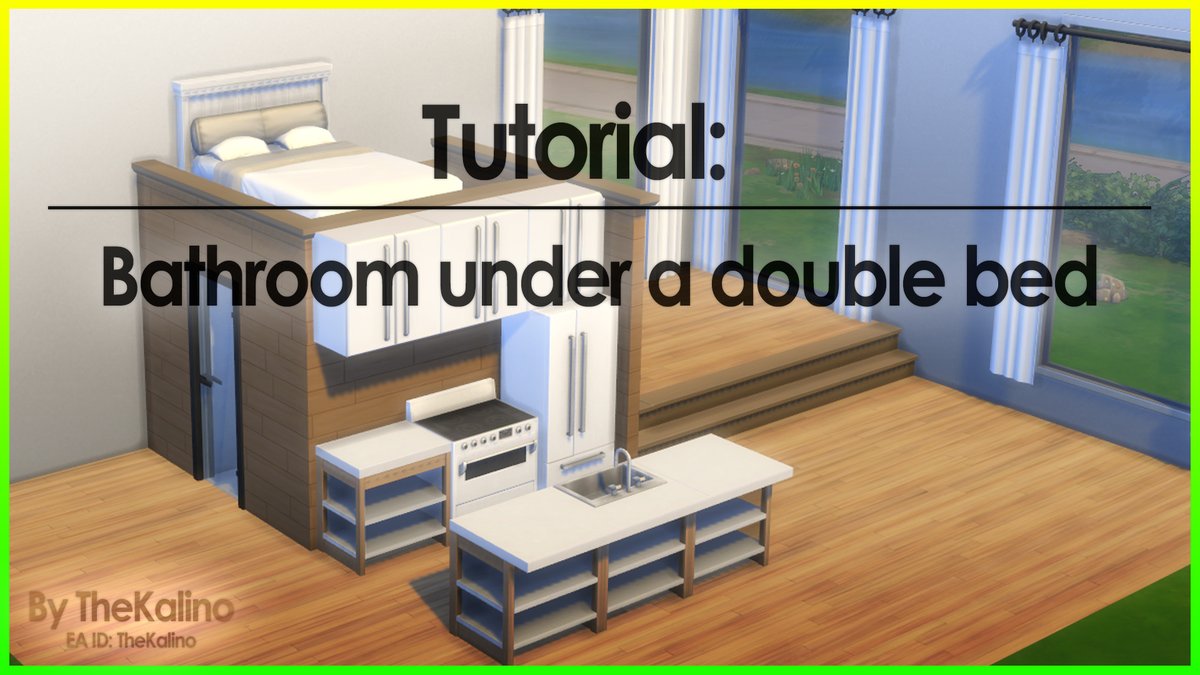 TheKalino's tweet image. Tutorial: Bathroom under a double bed

You can build it also with a bigger bathroom underneath it. 
This is only one option. :)

I hope you like it!

youtube.com/watch?v=2TtuWe…

#theSims4 #tutorial @TheSims