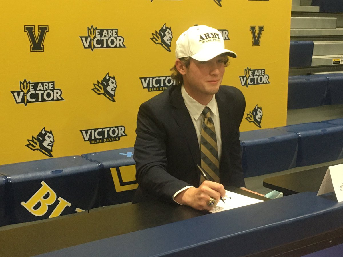 VictorBLDevils's tweet photo. Congratulations @callambert22 for Signing his @NLIinsider Commitment to @ArmyWP_MLax 
@VictorLacrosse 
#NLISigningDay #VCSCultureWins https://t.co/yjkBpYP1lI