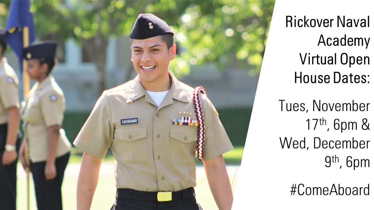 RickoverNavalHS's tweet photo. COME ABOARD &amp; be a leader at Rickover! 

For admissions info &amp; zoom link to our LIVE Virtual Open Houses TOMORROW,Thurs, Nov 17th,6pm: https://t.co/cjVCi19or7

Hope you can join us: @NPSChicago @network14cps @JBMurphySchool @PatrickHenrySc1 @BatemanES @CoonleyES @CourtenayTigers https://t.co/9ESBlUCXOo