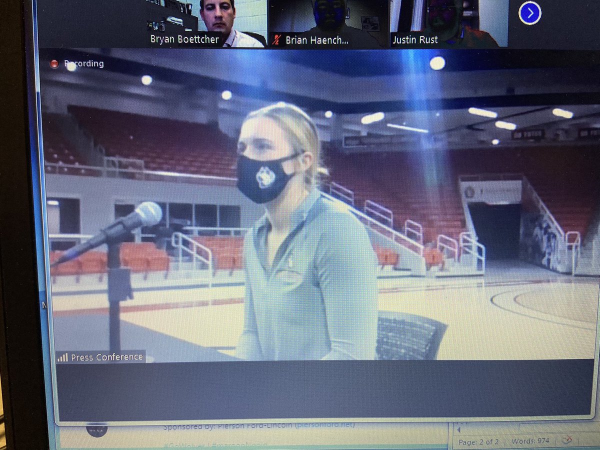 jhoeck's tweet photo. Certainly a different feel to USD 🏀 media day this year https://t.co/jSZ1XTkr9C