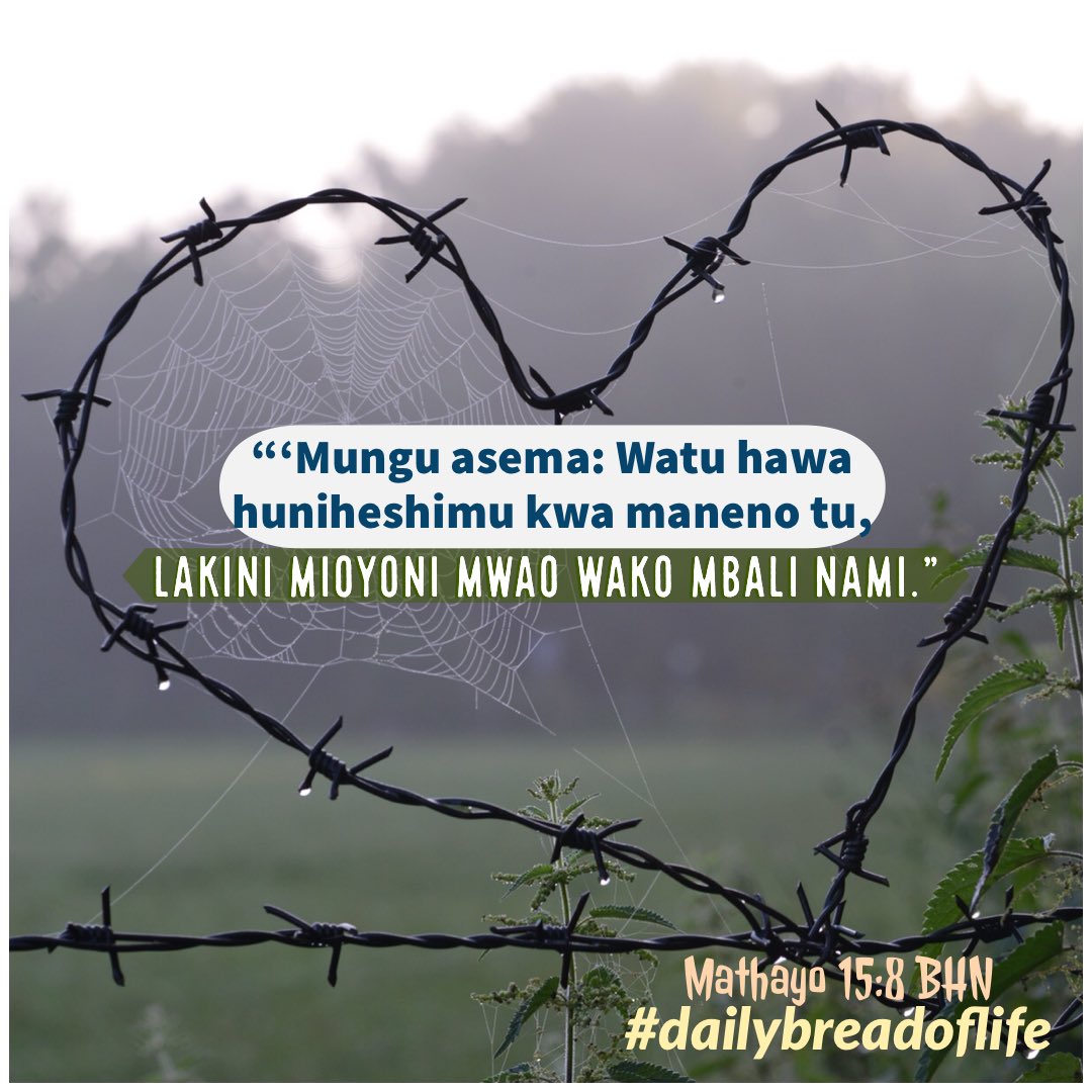 dailybreadvlife's tweet photo. “‘These people honor me with their #lips , but their #hearts are far from me.”
Matthew 15:8 NLT
#dailybreadoflife #foolishmorals #pureheart #saveourhearts #salvation #transformation #heartofworship #truelove #trueworship #worshippers https://t.co/nK2DPcxyix