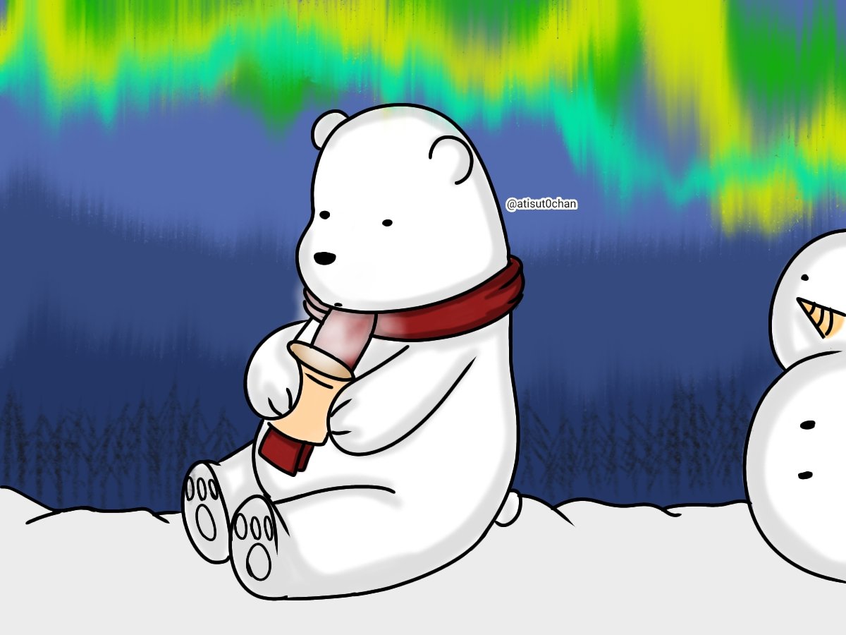 atisut0chan's tweet photo. Polar dice que hace frio...

#escandalosos #polar #cartoon #dibujodigital #FANART #Invierno #polarbear #osopolar #noche #AtisutoChan #ibispaint https://t.co/sjQ4EVc3Ac