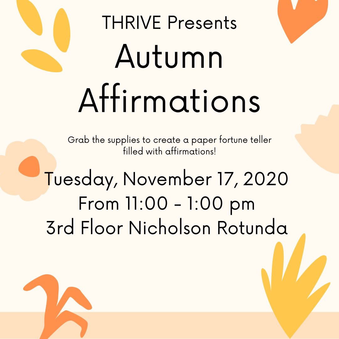 rmu_counseling's tweet photo. Stop by our table tomorrow to make your very own throwback positive affirmation fortune teller! #rmuthrive #mentalhealthmatters #positiveaffirmations @RMU @UnpackUpgh https://t.co/qukA5YEaSj