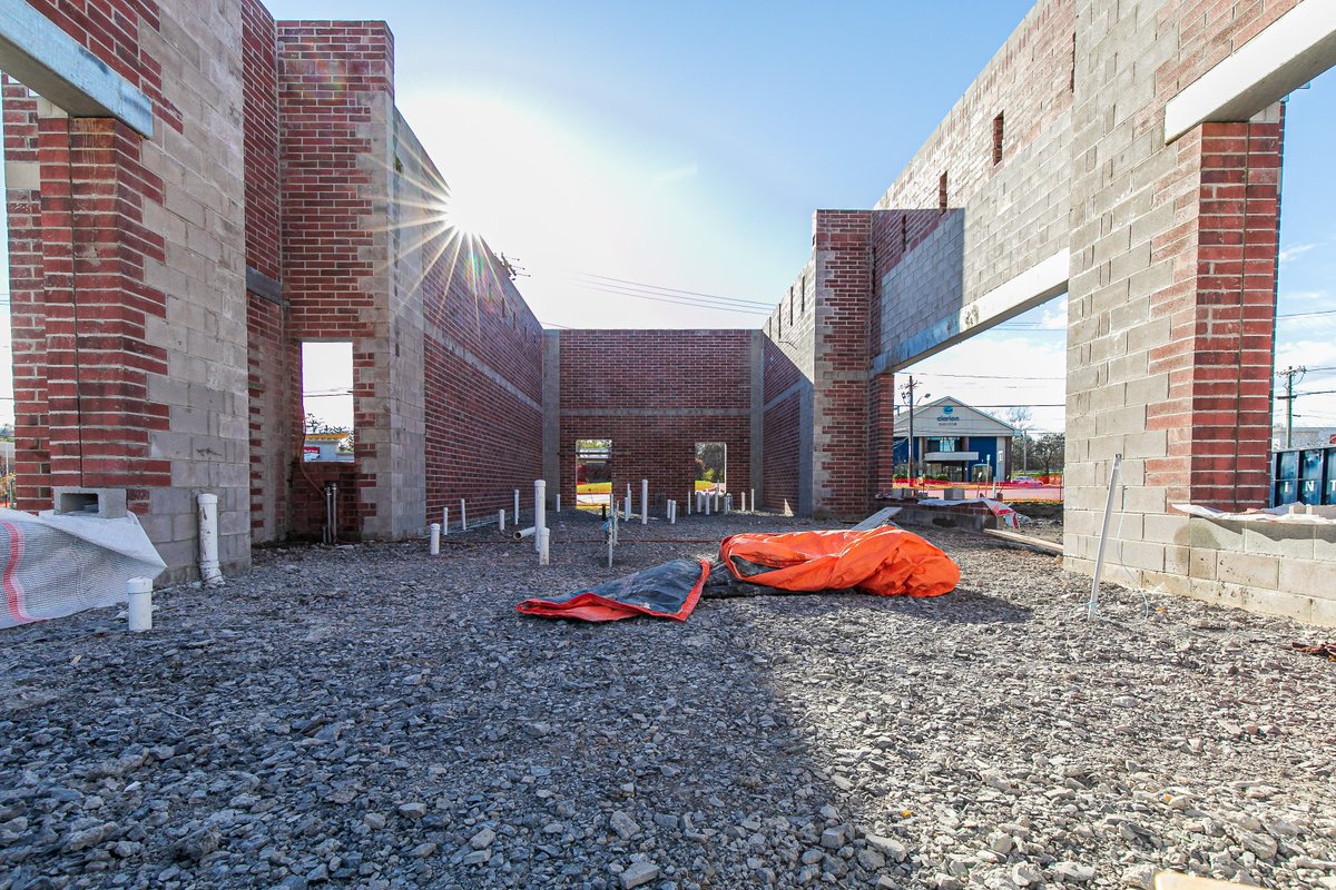 We have just about finished working on the “Auburn” trail. We did some clearing &amp; re-routing of the trail, put down stone dust, a new retaining wall and fence along parts of the trail. 
Our crew is now finishing up the brick on the new Starbucks building coming soon☕️
#ROC
