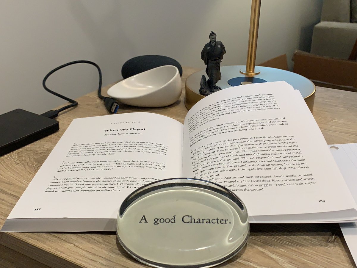 “When We Played” was one of my first submissions, sent to  @brevitymag, and started as a prompt delivered by the unparalleled Sherry Simpson in the first semester of my MFA.
