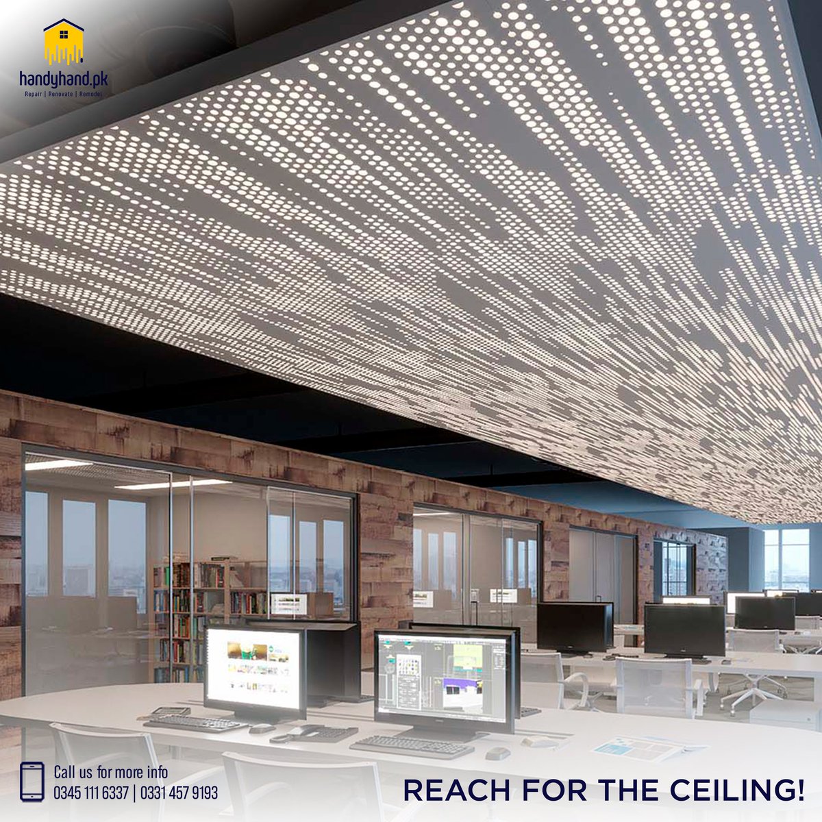 HandyHandpk's tweet photo. Aesthetically pleasing ceiling designs and light fittings. For free consultancy, Call Now: 0345-1116337 / 0331-4579193

#Interior #Decor #Renovation #Fitout #Commercial #Residential #Ceiling #Design #Service #Lahore #HandyHandpk #Construction #architecture https://t.co/5n7goHbh7l