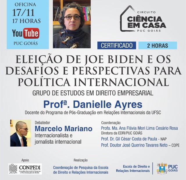 Dr Danielle Jacon, from the InterAgency Institute, will be heading a webinar about #americanelections and political perspectives, tomorrow at 5pm. 

youtube.com/watch?v=v5Pmb0…