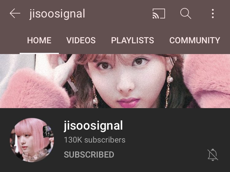 2. This person give positive content on other female idols too, but is it a very good channel and promotes well.Channel: jisoosignal