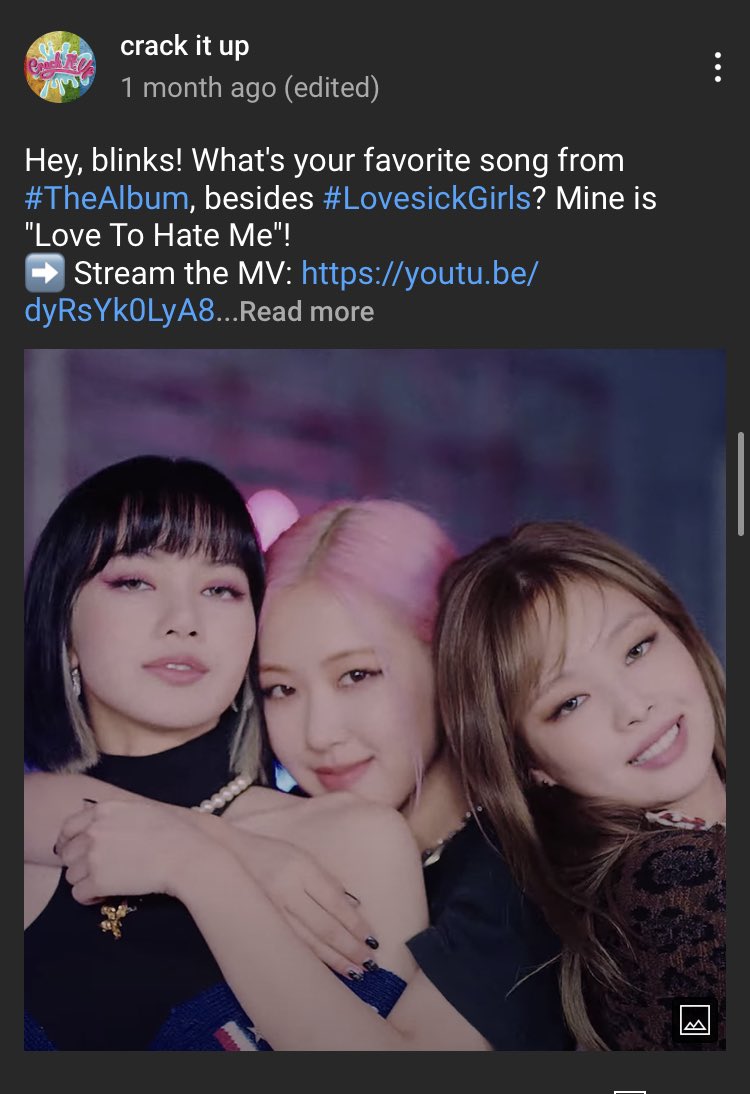 5. This channel gives out HILARIOUS Blackpink content and I’m sure you will love the channel! They are also good on promoting!Channel: crack it up