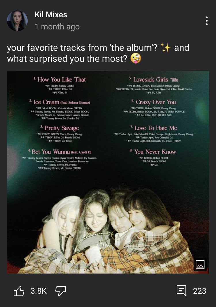 7. The creater is responsible for the famous “crack guide to Blackpink” and their videos are funny a nd very good! They are good on promoting too!Channel: Kil Mixes