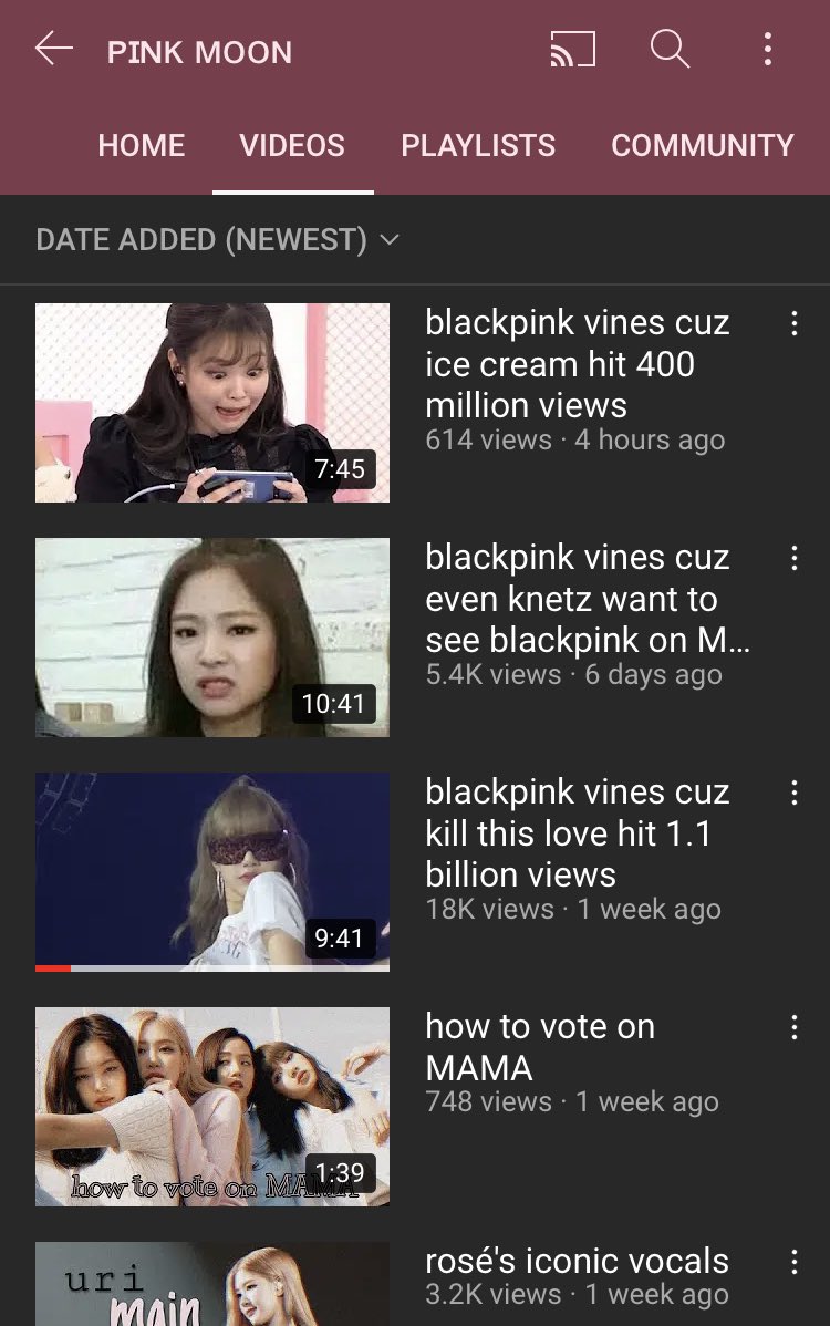 8. This content is VERY good on putting out positive and ot4 content plus is very good on promoting and encouraging voting!Channel: ᴘɪɴᴋ ᴍᴏᴏɴ