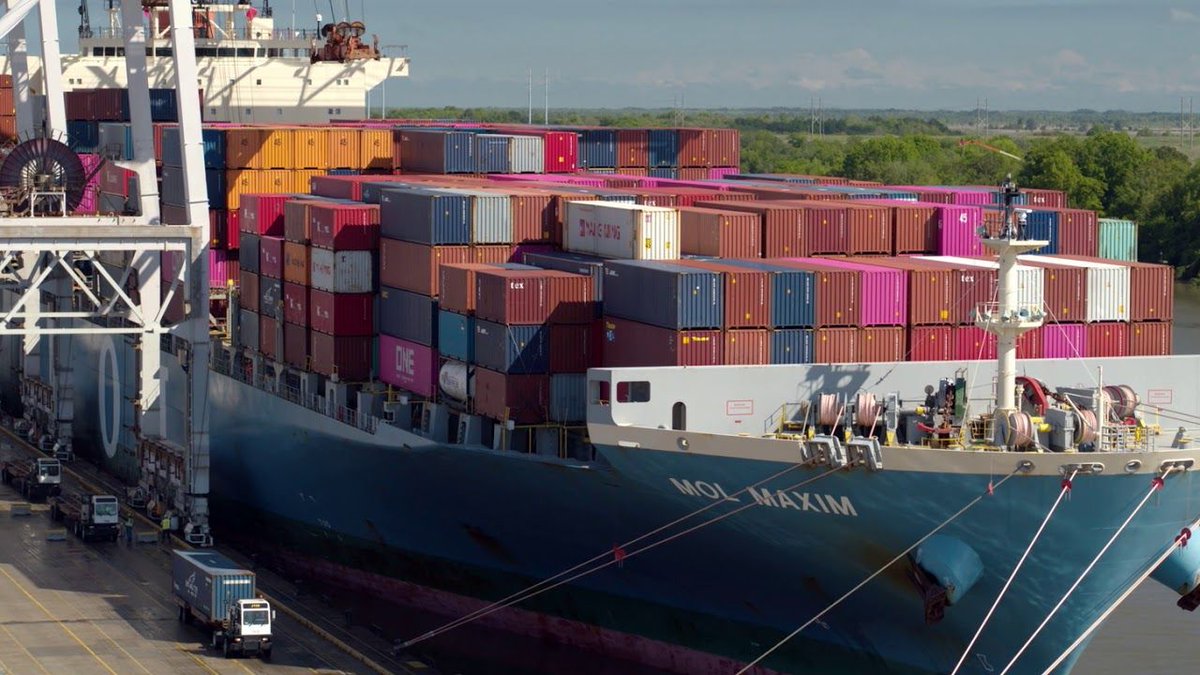 Check out this video on the efficiency of the Savannah Port. buff.ly/38N5t8v #shippingcontainer #logistics #shippingandreceiving #Transportation #warehouse
