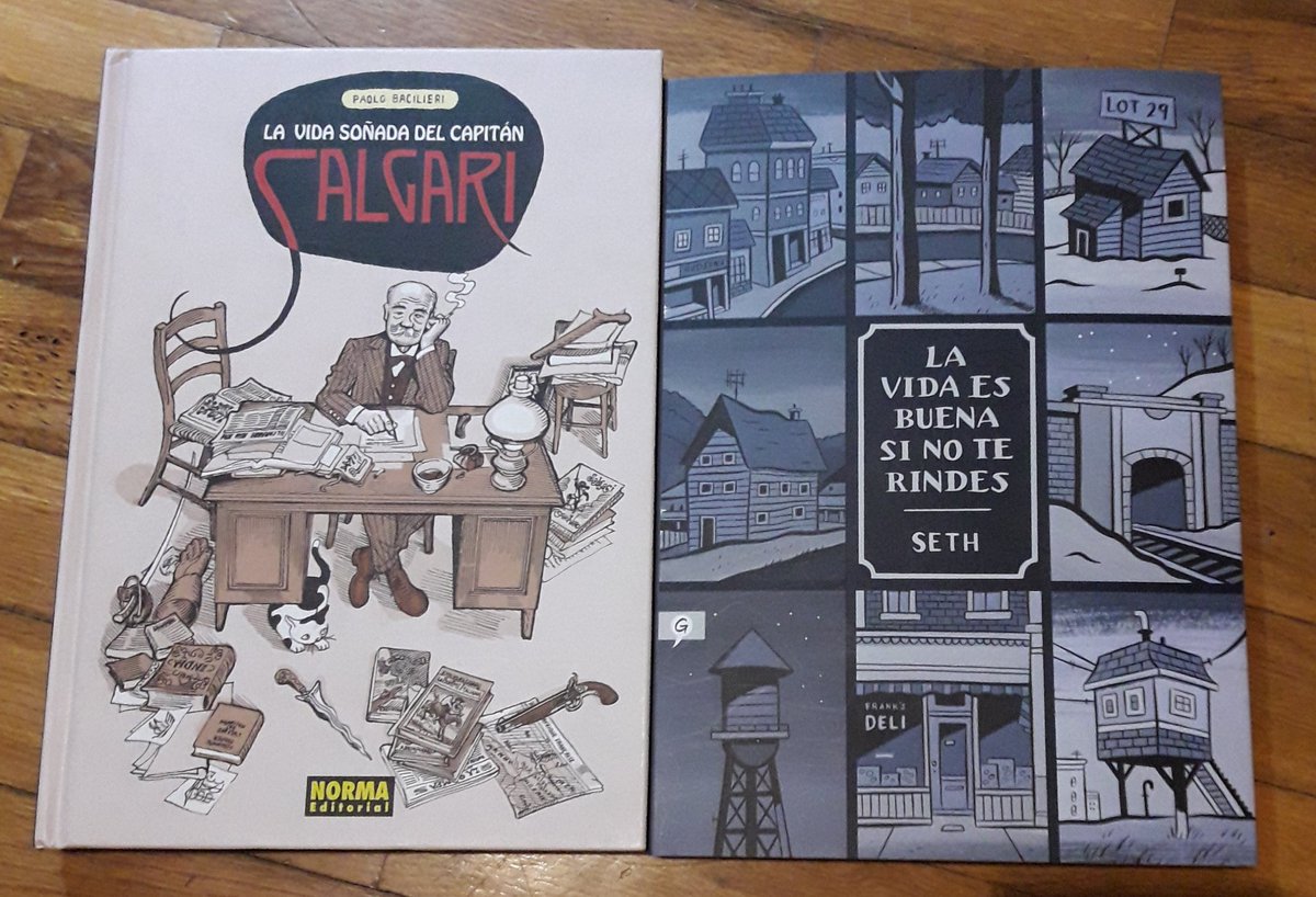 bsgaliano's tweet photo. Nuevos #comics para la colección.
El de #Seth ya lo tenía pero m faltaba algún número. Todo un clásico, indispensable.
A #Bacilieri le conoceré ahora. https://t.co/oSYnBnQbWc