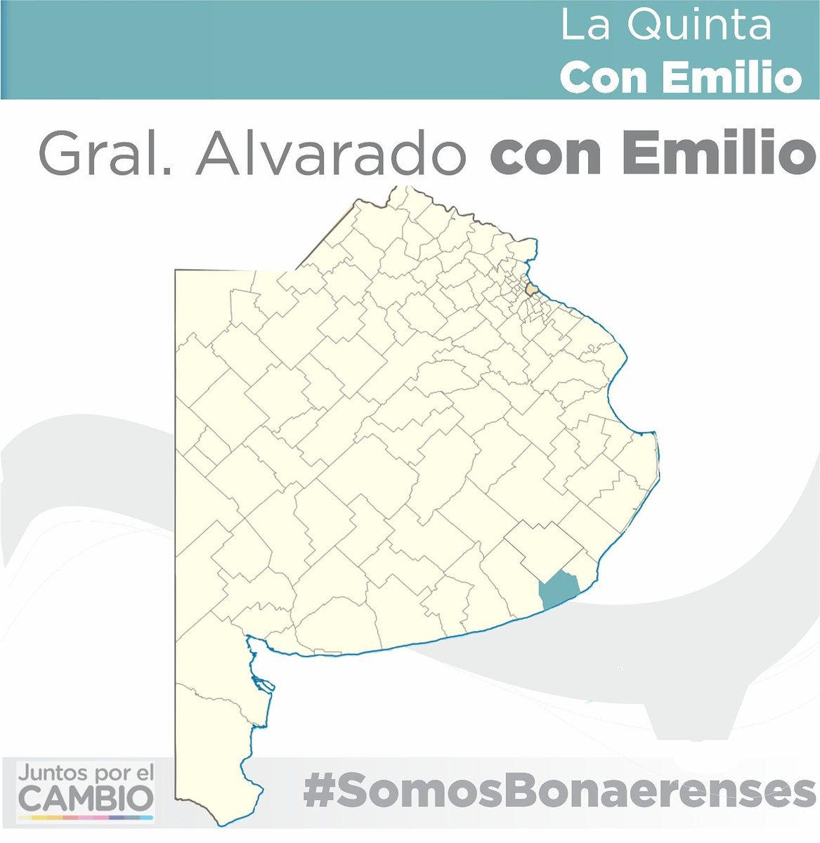 la5taEmilio's tweet photo. ❗Hoy tenemos una nueva #RecorridaVirtual por la #QuintaSeccionElectoral. El destino de este lunes es el Partido de #GeneralAlvarado
👉🏻El nombre del distrito hace referencia a Rudecindo Alvarado, quien participó en las guerras por la independencia. 
#SomosBonaerenses https://t.co/ftUA1ELqGK