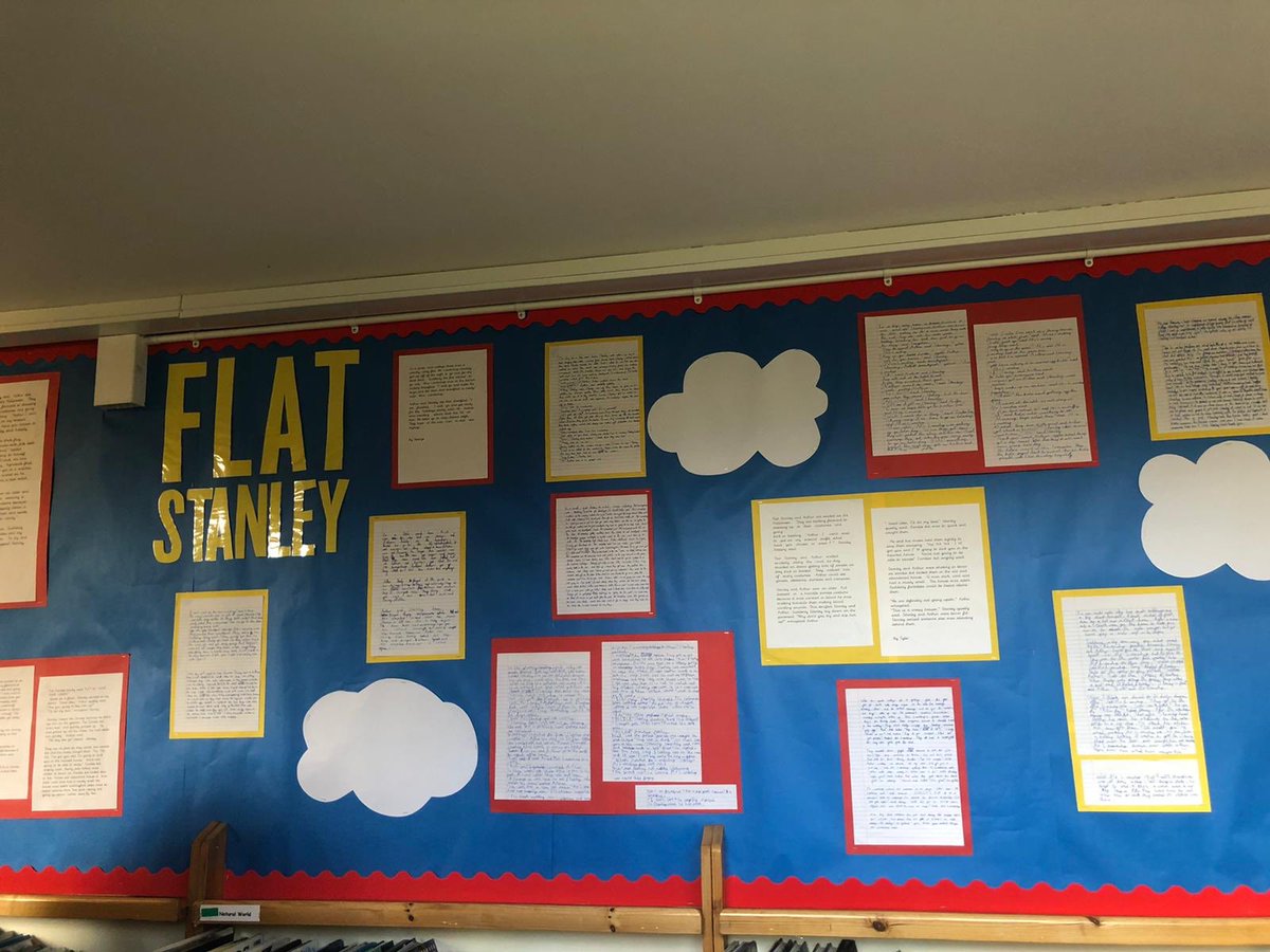 newcloseschool's tweet photo. Last term Otter Class read Flat Stanley. They loved the adventures of the characters so they decided to write their own stories using the characters of Flat Stanley and his brother Arthur. What would you get up to if you were flat? https://t.co/3ddQYh5lQA