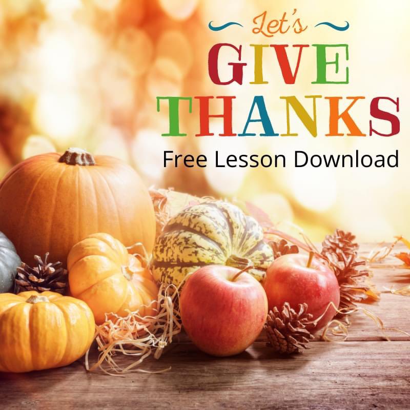 Help kids develop a thankful spirit this season with these free, easy-to-use Thanksgiving lessons! The "Let's Give Thanks" download includes:

• 4 age-appropriate lesson ideas
• Thankful! Music Video
• Be Thankful Music Video
 
Download now: bit.ly/3nw3l96