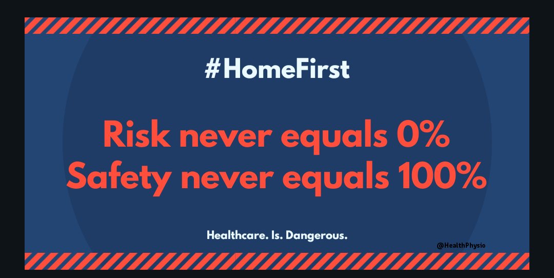 <a href="/physiotalk/">physiotalk</a> The belief that things can be completely 'safe' is a common misconception I find- from both clinicians, patients and family. #physiotalk