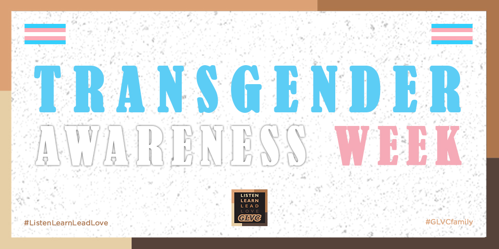 GLVCsports's tweet photo. We missed the first 3⃣ days of #TransAwarenessWeek, but we didn't want to miss the last 4⃣!

If you identify as transgender or are in any stage of transition, please know that you matter and are an important part of the #GLVCfamily! 

#SomeoneToListen
#ListenLearnLeadLove https://t.co/7mTorjyMLr