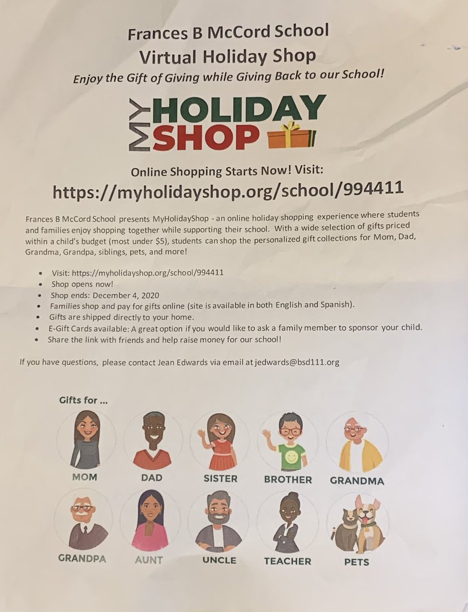 JeanMarie325's tweet photo. Since we can’t see you at McCord school at our Holiday Shop, we are having a virtual shop!!! Please take a look at all the cute items for your family, teachers and even your pets!!! Thank you for supporting our PFC!!! https://t.co/Qwt3eAw1RG