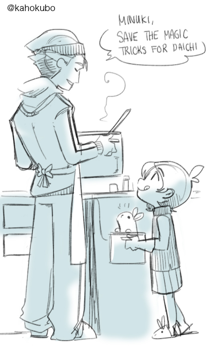 Also I really like Daichi so he had a lot of doodles. 