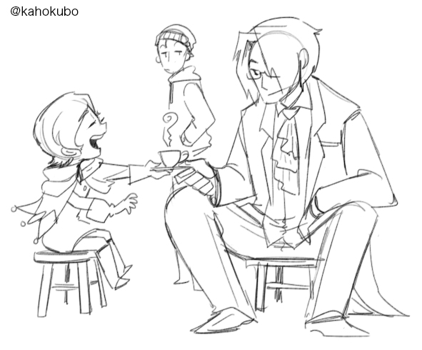 Also I really like Daichi so he had a lot of doodles. 