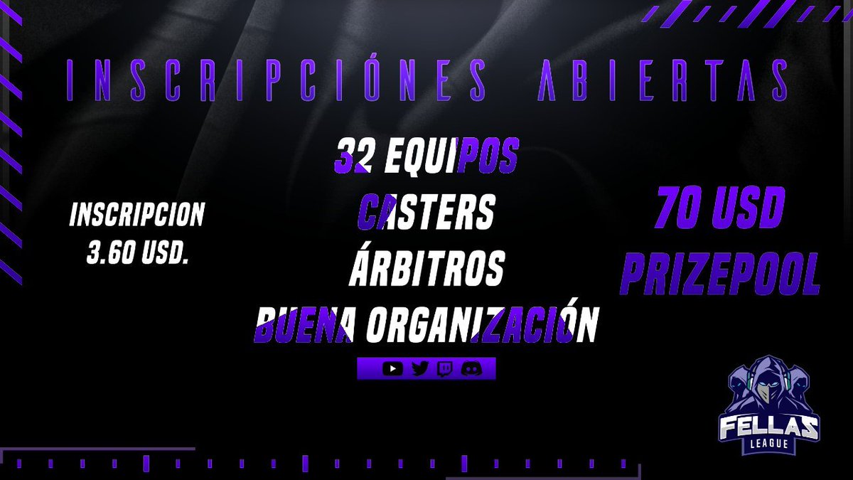 pre0611's tweet photo. Gente recuerde que aun hay lugares para esta edición de paga, no desaprovechen la oportunidad y registren a sus equipos  
para mayor información mandarle MD a @FellasArmy https://t.co/iRrKBWjmhv