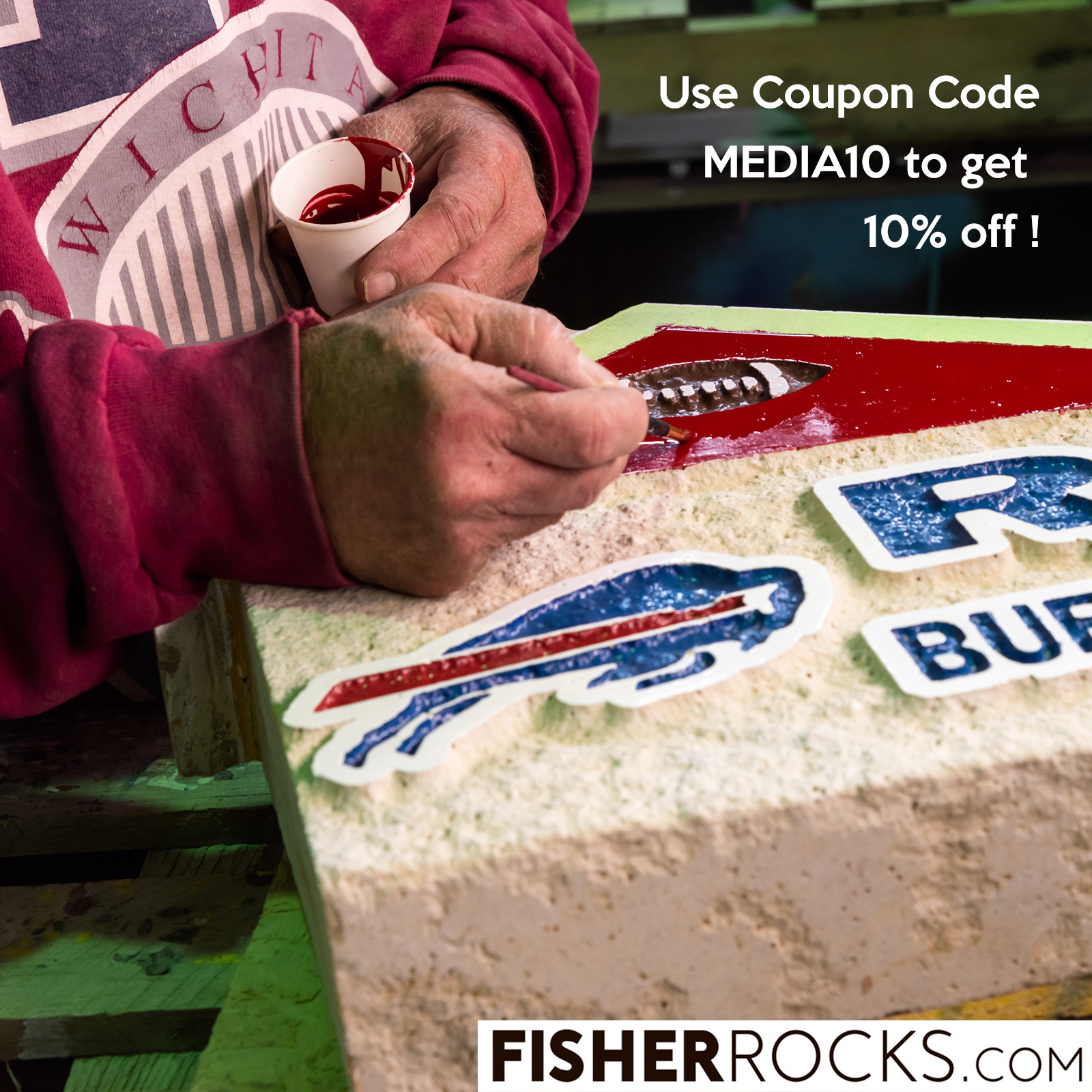 Fisher Rocks, Inc. on Twitter "All of our rocks are hand painted using