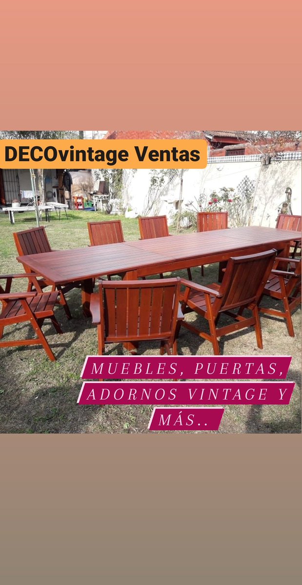 JCepifani's tweet photo. Buenas tardes, días y noches. Estoy presentando un emprendimiento mendiante instagram con temática vintage en muebles, decoraciones, antigüedades, etc y también muebles a medida. La cuenta de IG es: Decovintage.ventas
Un simple y sencillo RT es de gran ayuda, es gratis... https://t.co/9pecqFYNdC