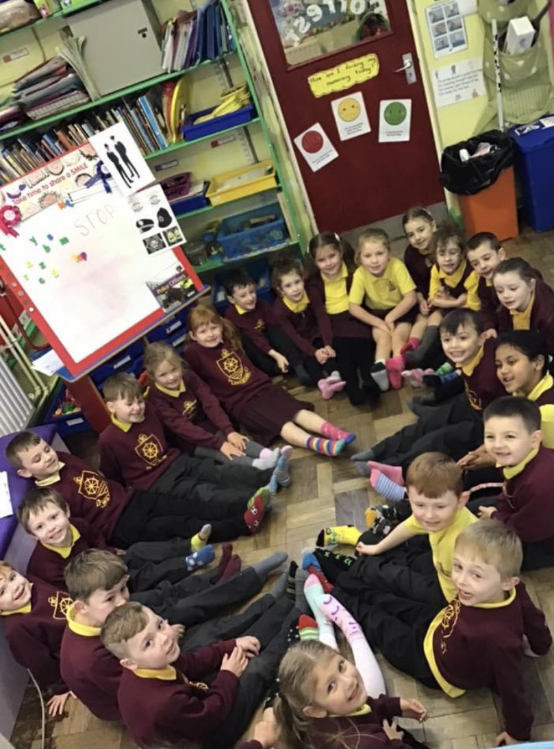 MillburnSchool's tweet photo. The pupils and staff at Millburn had some fun showcasing their individuality today by celebrating Odd Socks Day 2020! #OddSocksDay
@niabf #millburnequalssuccess https://t.co/dAcRoqjXAZ