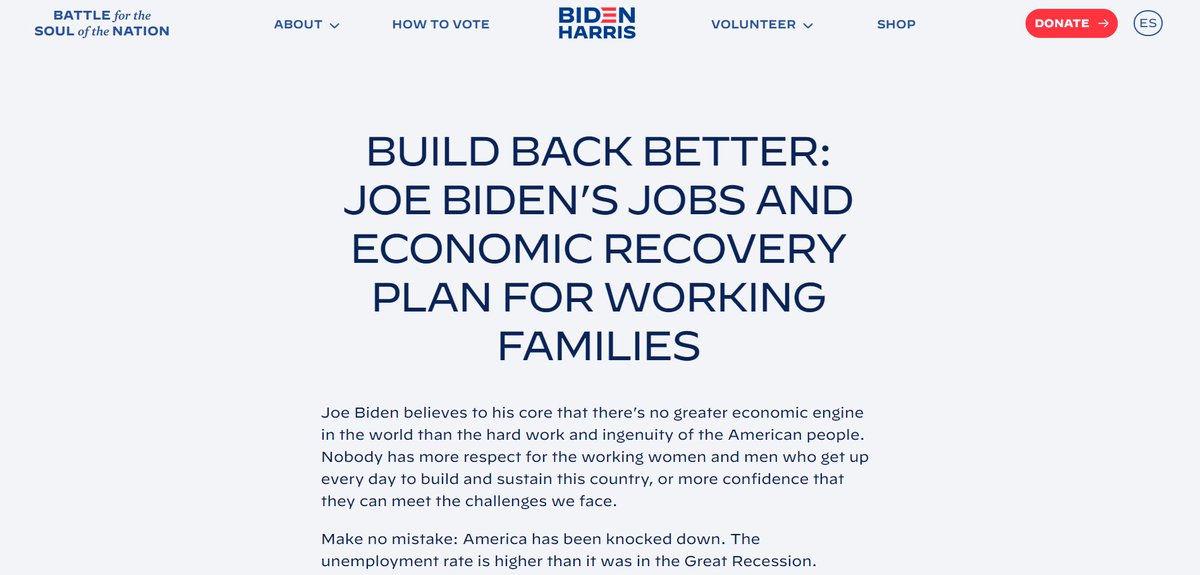 My favorite part to all of this is that Joe Biden is on board. Don’t believe me? Visit joebiden. com/ build-back-better - or rather, don’t. Here’s a screenshot. That prosecutor who thinks Tupac is alive is with him on this too.