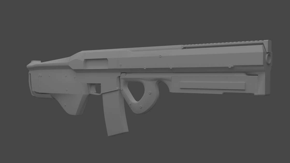 rbutrimavicius's tweet photo. Some fast modeling practice....

#blender #blender3d #3dgun #scifi #modelingpractice #gameassets #3dassets #3d #work #welp https://t.co/tTFO9ZDLJP
