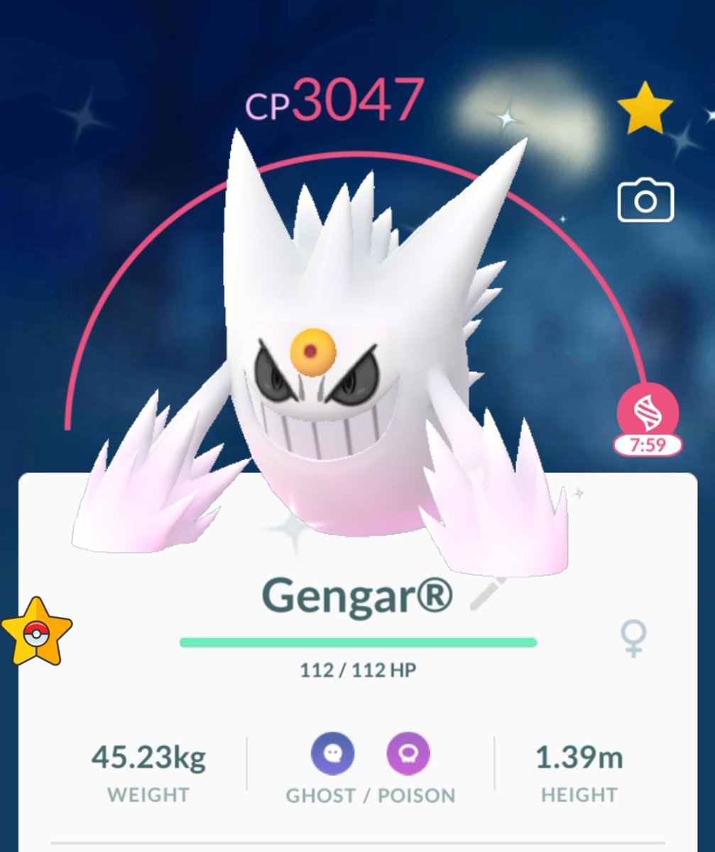 X 上的yyol：「Mega Gengar Shiny 😎✨ #PokemonGO #MegaEvolution