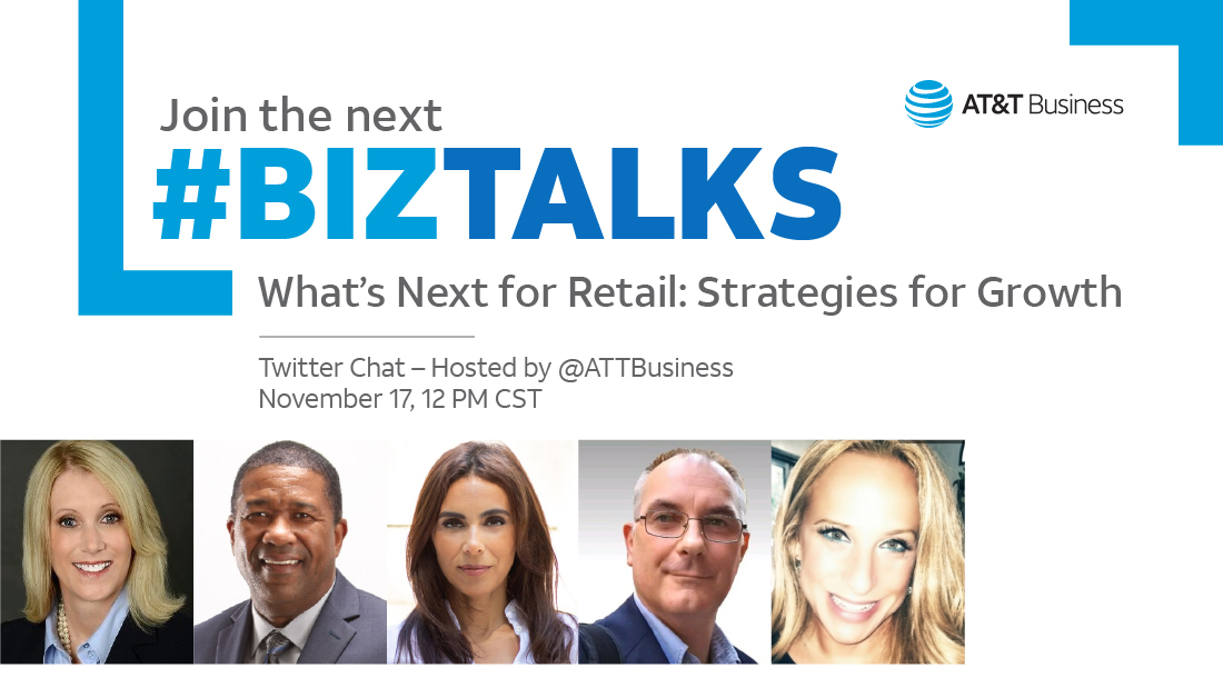 How many times a day are you shopping online? If you are like me, more than ever, and tech is at the core of those transactions. Let’s chat about #retailtech for <a href="/ATTBusiness/">AT&T Business</a>’s #BIZTALKS on Tues., Nov. 17, 2020, at 12 pm CST. bit.ly/3jU5Ks2