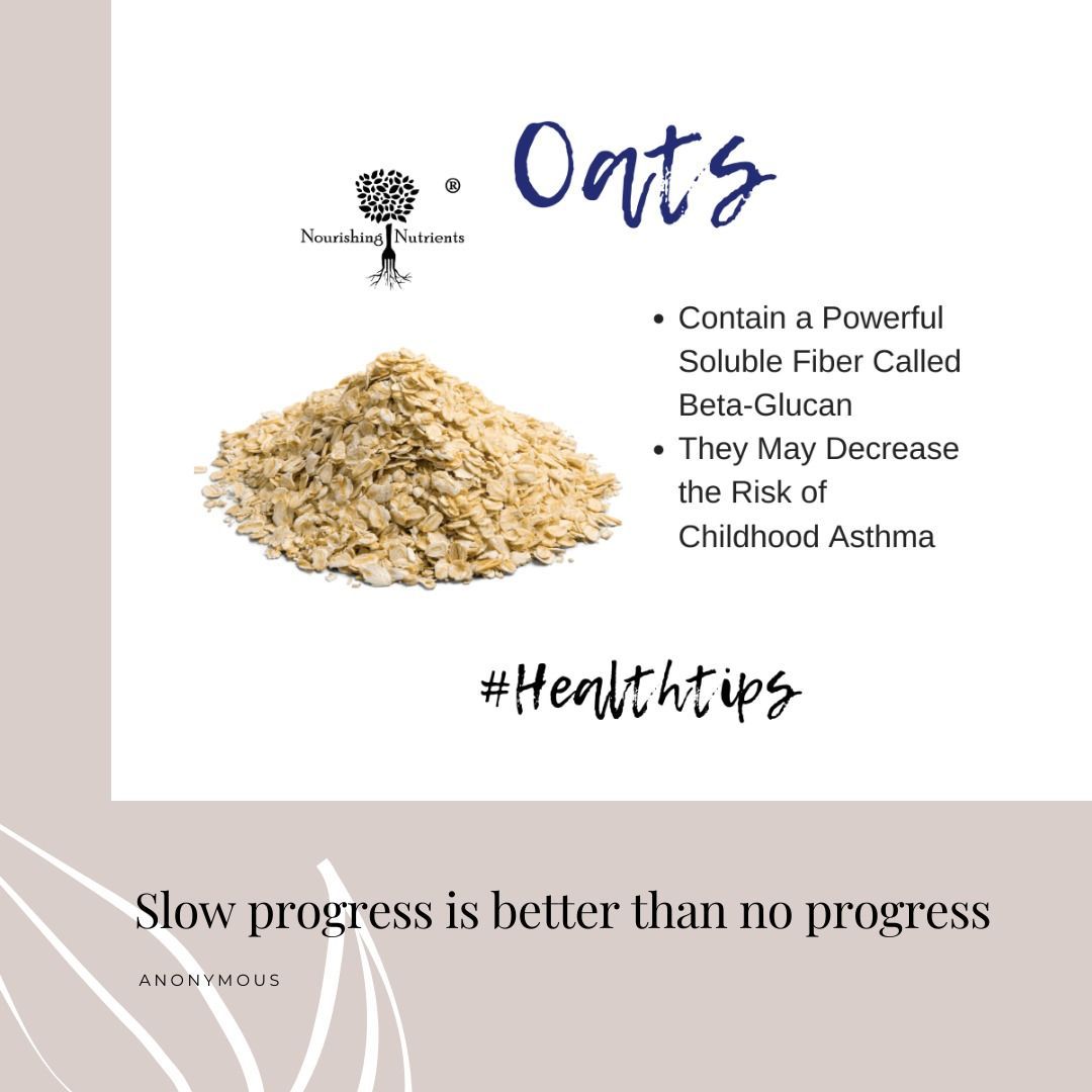 NourishNutrient's tweet photo. 🌱 #Healthtip Did you know Oats contain a powerful soluble fiber called Beta Glucan and they may also decrease the risk of Childhood asthma?

Love superfoods? Go to our Superfood store https://t.co/HvCr7E53wg

#health #fitness #superfood #diet #healthy #healthylifestyle https://t.co/Q330PXDCoN