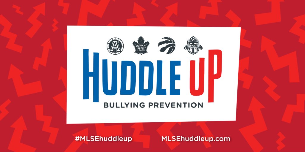 TorontoFC's tweet photo. Together, we can make a difference and stand up to bullying.
Register your school for the Huddle Up Bullying Prevention Program at https://t.co/ddgrGX4Hxj
#BullyingAwarenessWeek | #MLSEhuddleup https://t.co/MNcl2zU9KG