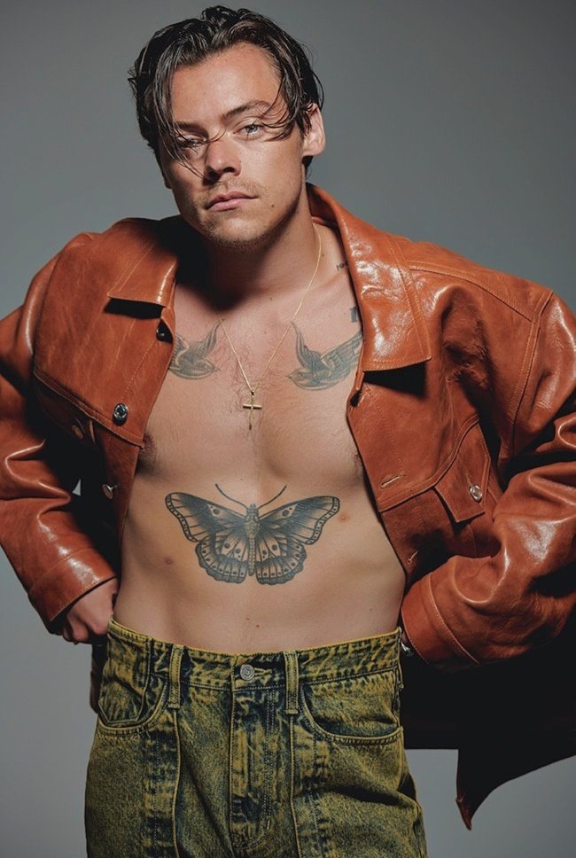 salvadoranrry's tweet photo. “what’s masculine and what's feminine... it’s like there are no lines anymore.” — harry styles, 2019 https://t.co/YmdJbyBOYw