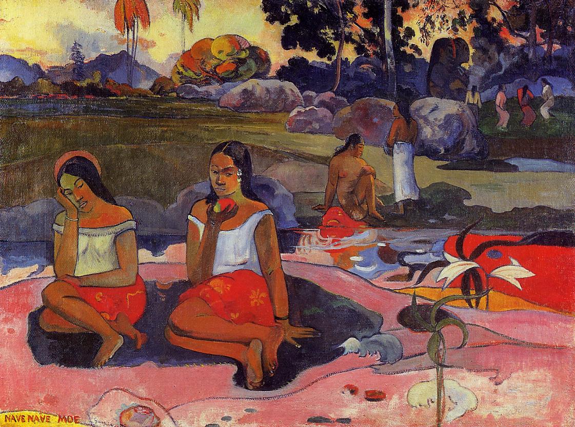 artistgauguin's tweet photo. Sacred Spring, 1894 #gauguin #paulgauguin https://t.co/0Cm38dZNky
