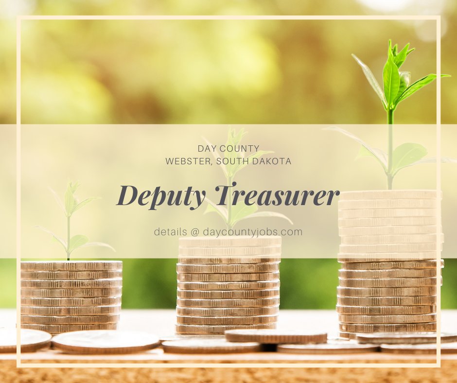 DayCountyJobs's tweet photo. Deputy Treasurer @ Day County Courthouse  ➡️ https://t.co/AXD9CLIaro

direct link 📌 https://t.co/8UVydTmImi

#daycountyjobs  #nowhiring 
 #southdakotaworks  #hifromSD https://t.co/urqzTDMgVh