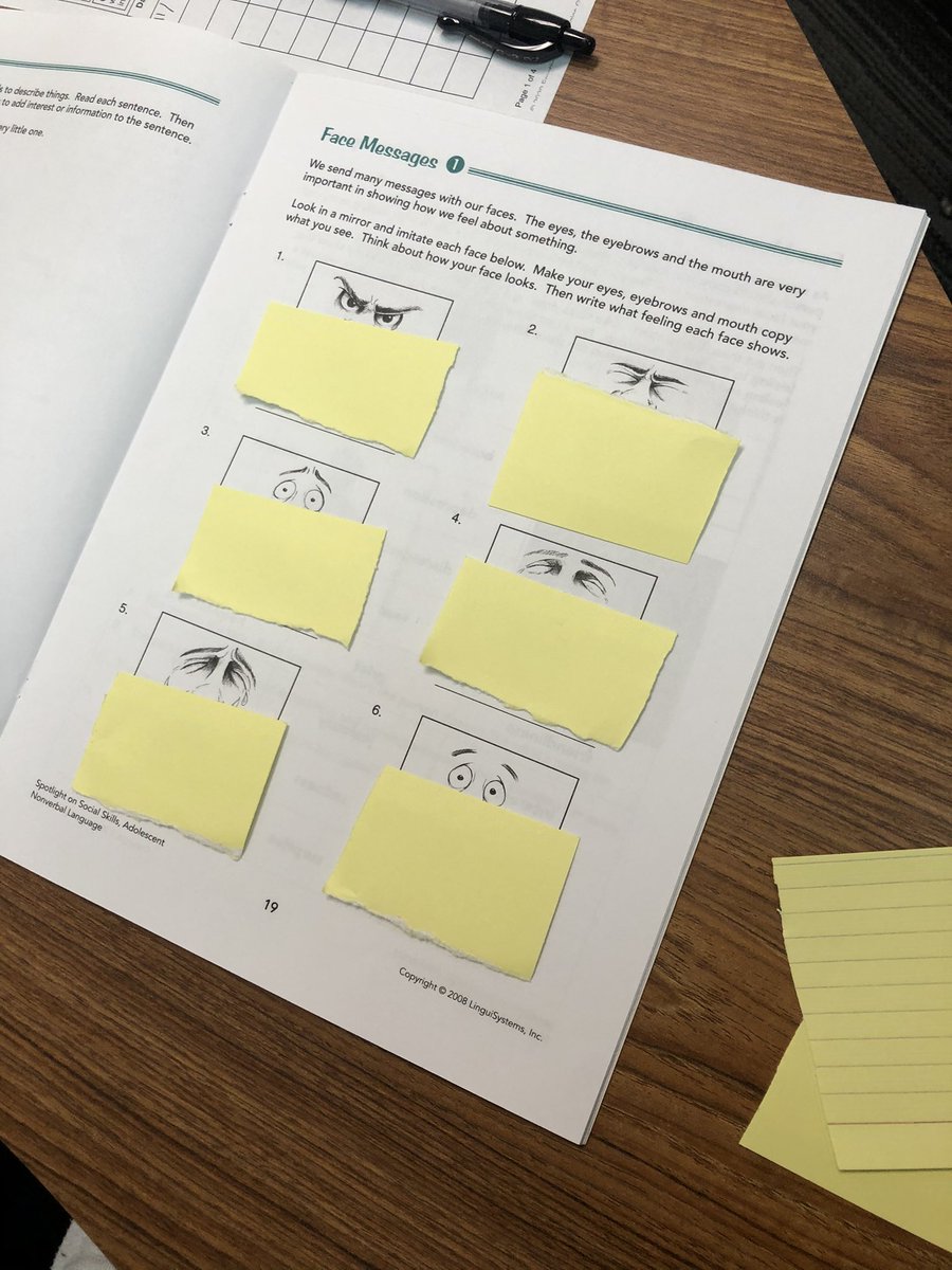 douglass_lauren's tweet photo. teaching friends to read facial expressions with “masks” on. 😷 can you tell surprised vs scared? me either... thank you 2020 #oneteamallstudents #AutismAwareness #sjhtogether https://t.co/tC9jTvFAfs