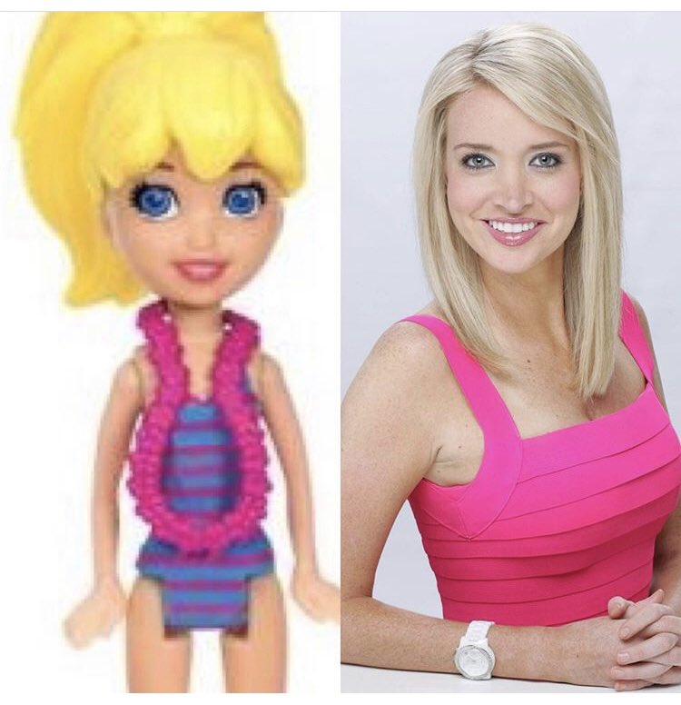 Separated at Birth? #pollypocket #kayleighMcEnany