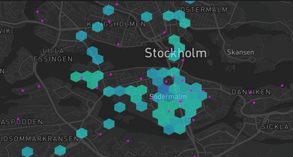 The coverage mapping of the <a href="/helium/">Helium🎈</a> network continues in #Stockholm